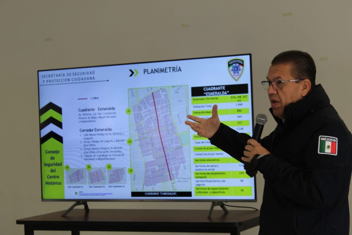 SSPC de la Capital presenta resultados ante el Consejo de Seguridad del Centro Histórico