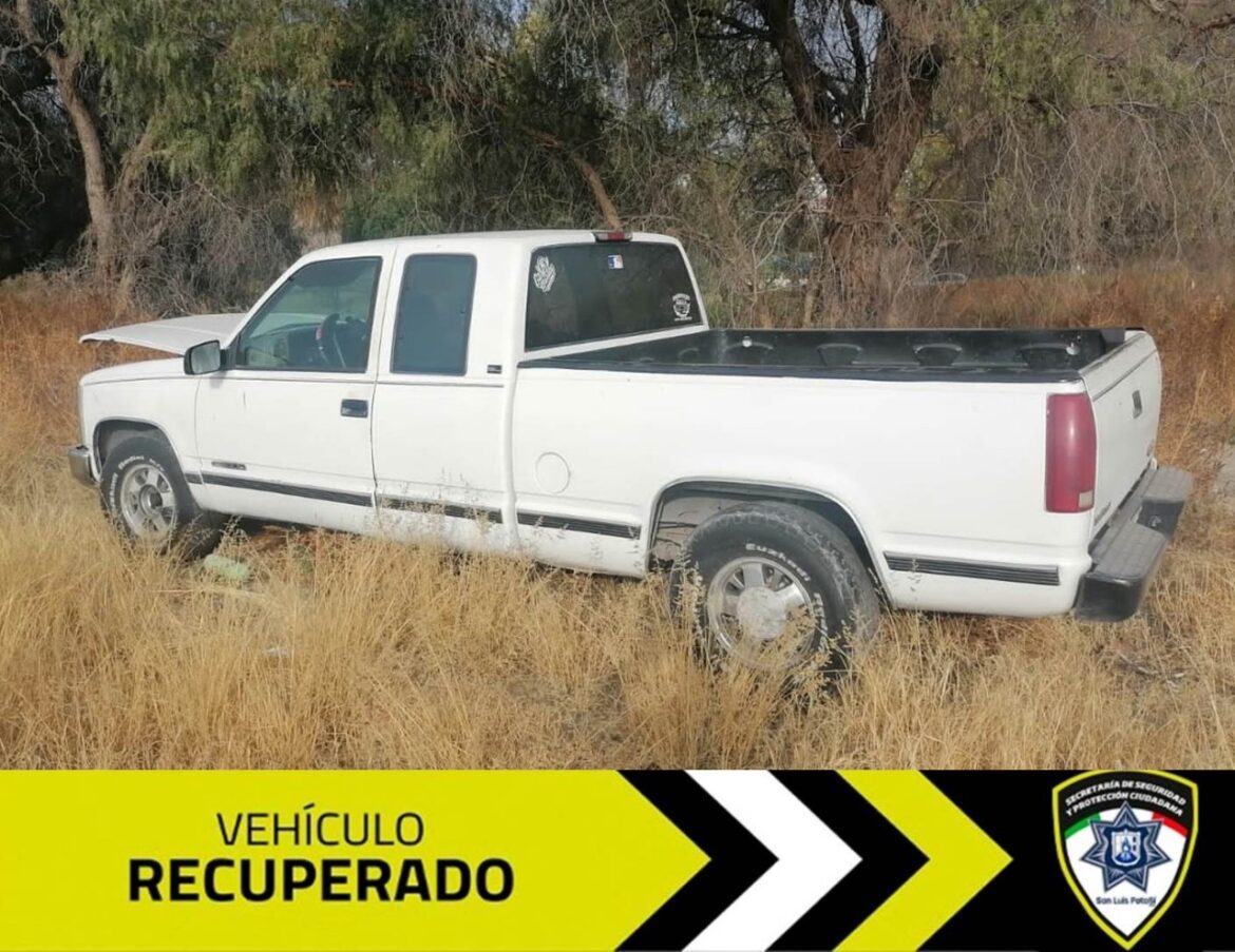 Guardia Municipal recupera camioneta con reporte de robo vigente