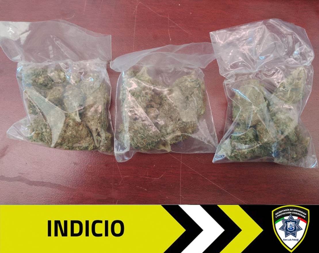 Guardia Municipal detecta a adolescente en posesión de enervantes