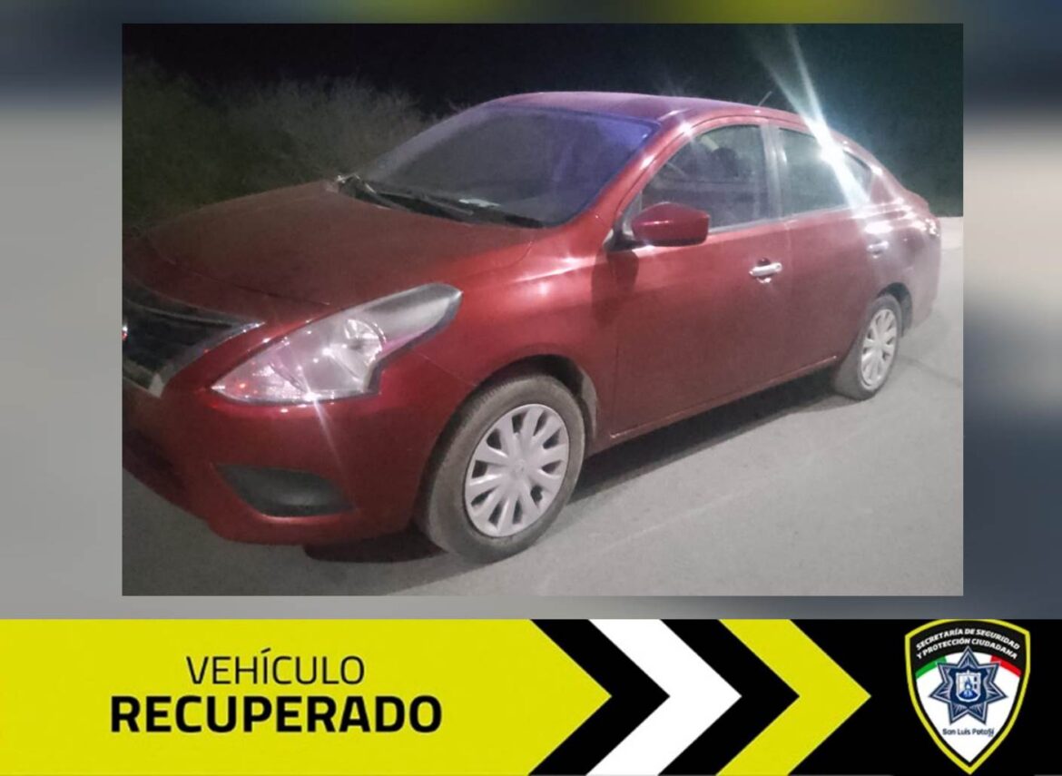 En distintos hechos, agentes de la SSPC recuperan tres unidades con reporte de robo