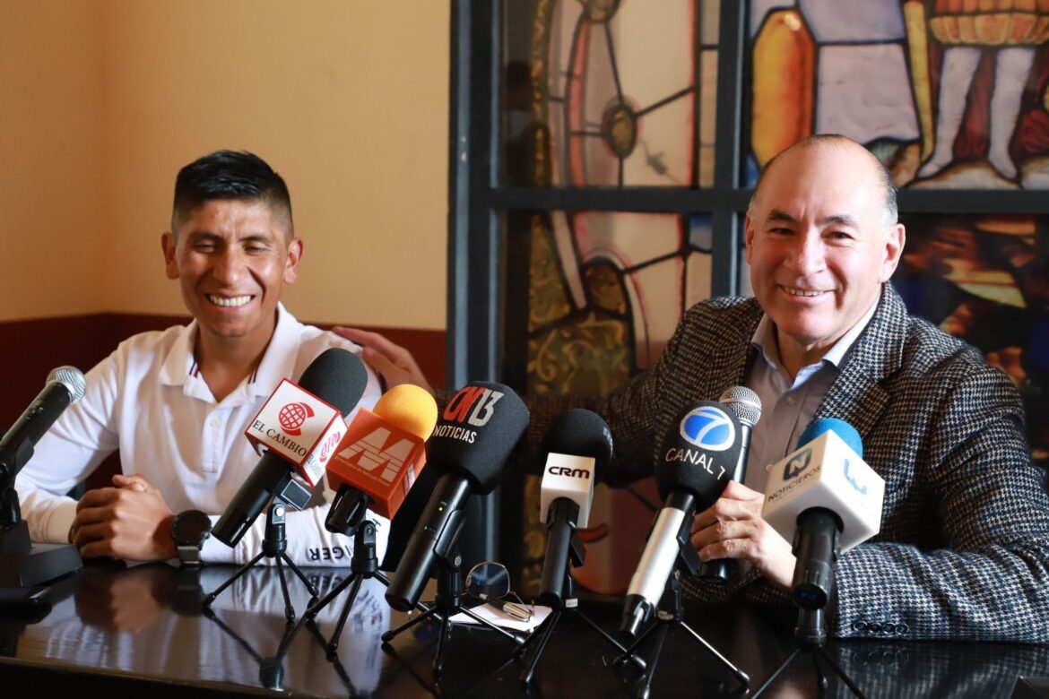 Alcalde Enrique Galindo anuncia el Gran Fondo Nairo 2023 en San Luis Potosí, para impulsar la reactivación económica y el deporte