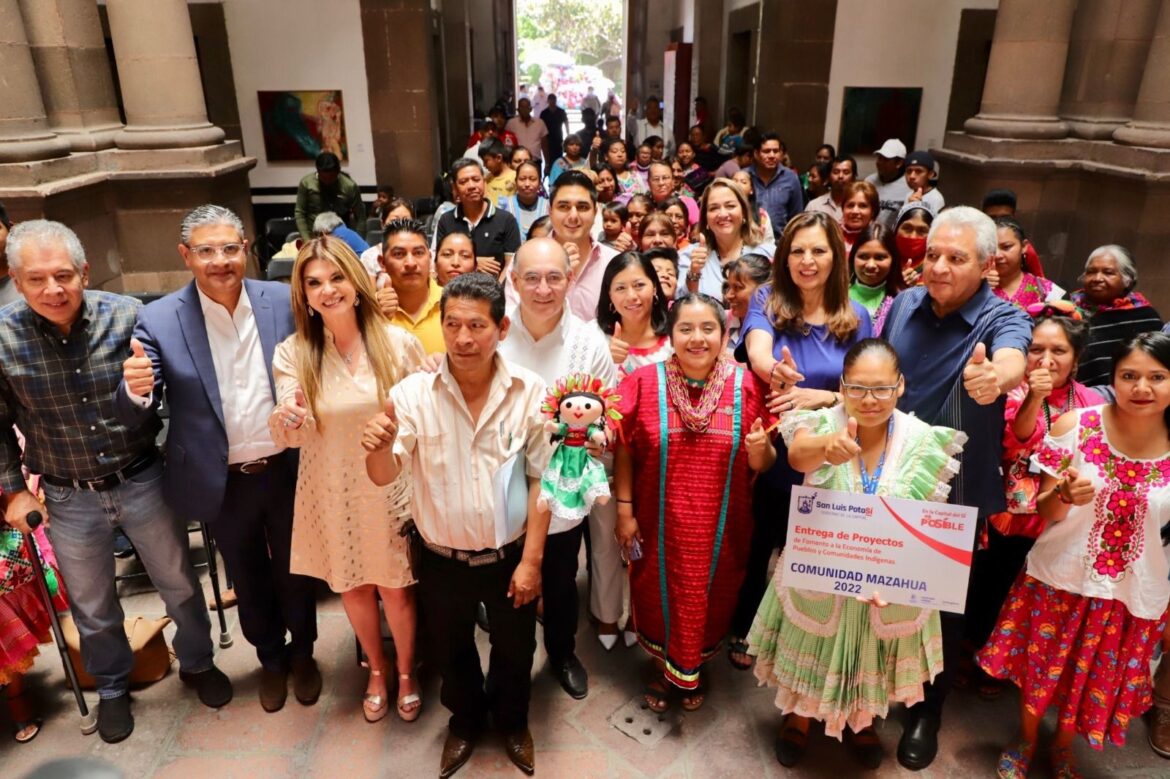 Por primera vez, El Ayuntamiento entrega proyectos de fomento económico a pueblos y comunidades indígenas