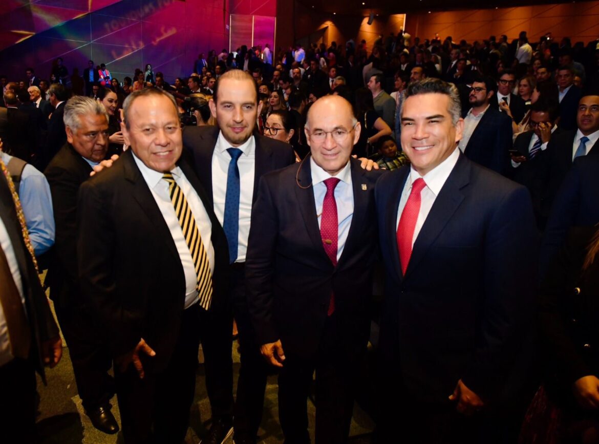 Líderes nacionales del PRI, PAN y PRD elogian la administración de Enrique Galindo como Alcalde de San Luis Capital