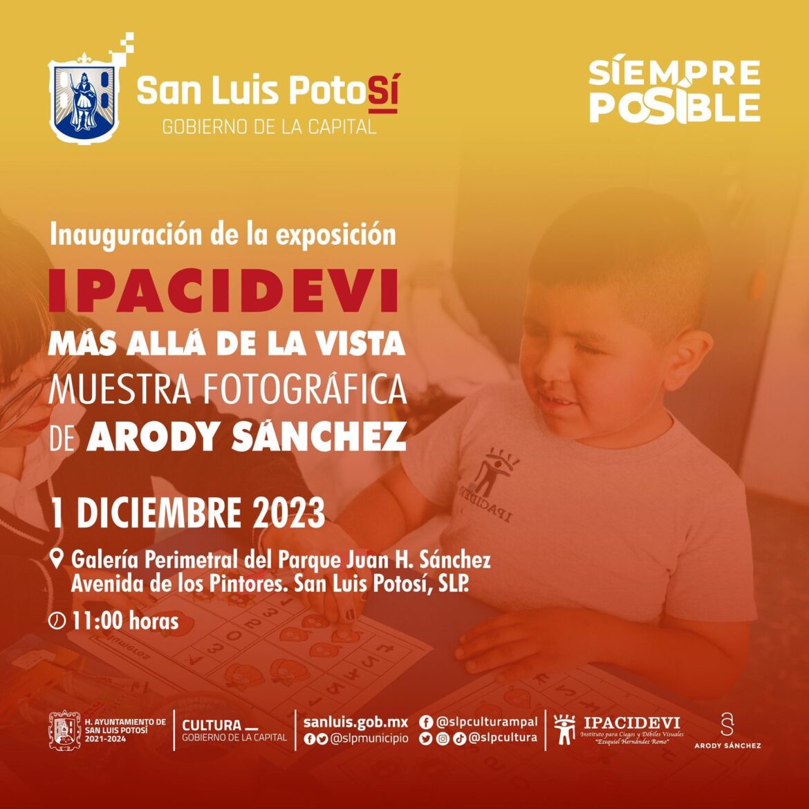 “Más allá de la vista”, muestra de fotografía de Arody Sánchez, será inaugurada en el Parque de Morales el 1 de diciembre