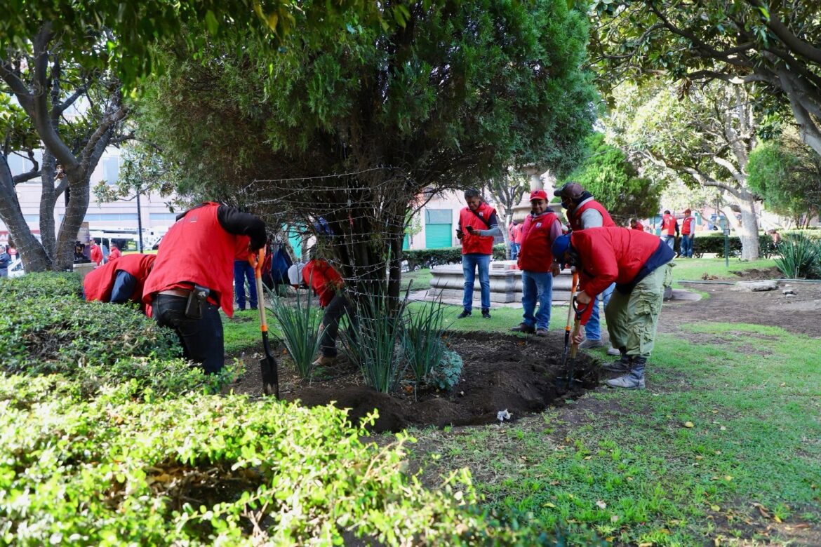 Más de 63 mil potosinos beneficiados con intervenciones en parques y jardines del Gobierno de la Capital
