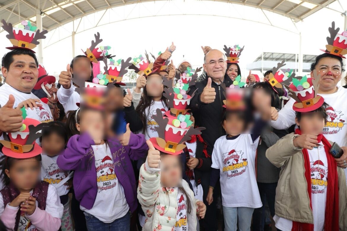 Alcalde Enrique Galindo clausuró los exitosos campamentos de invierno en los Centros de Desarrollo del Ayuntamiento