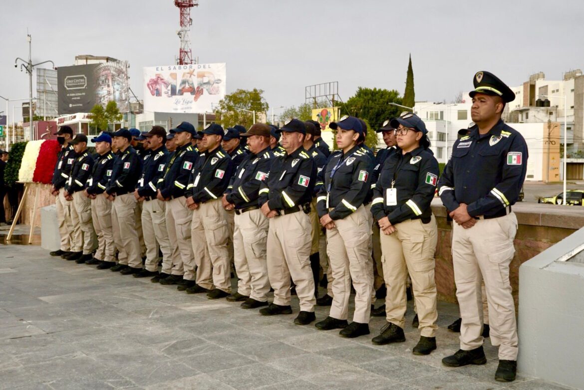 SSPC de la Capital rinde honores a nuestra Bandera Nacional