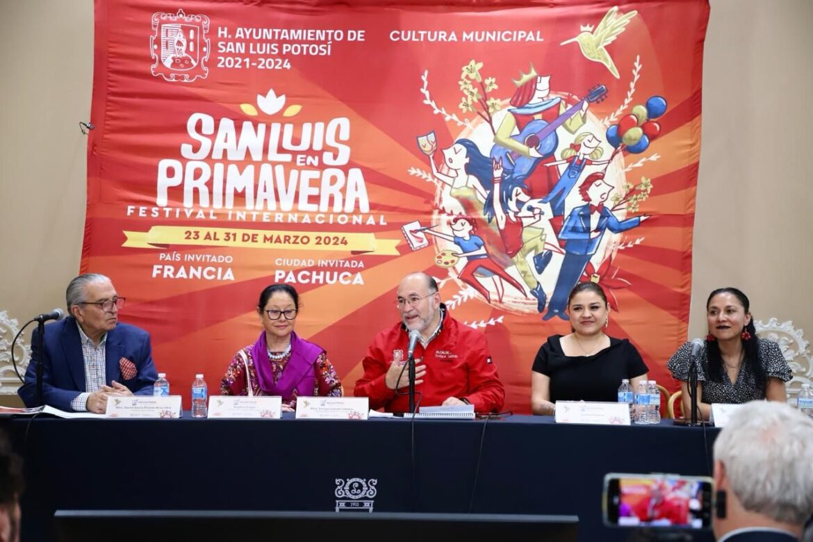 Alcalde Galindo presenta el Festival Internacional San Luis en Primavera, epicentro de la cultura en el centro del país