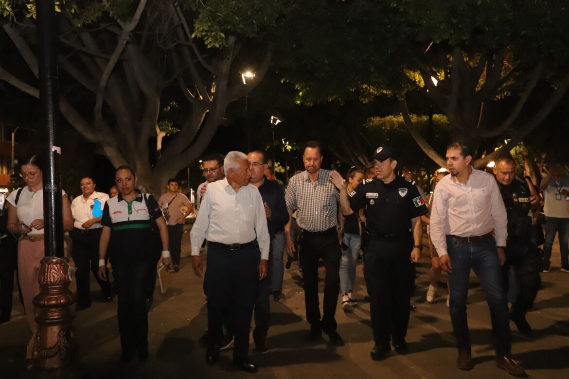 Autoridades municipales realizan recorrido exploratorio con comerciantes y habitantes de avenida Carranza