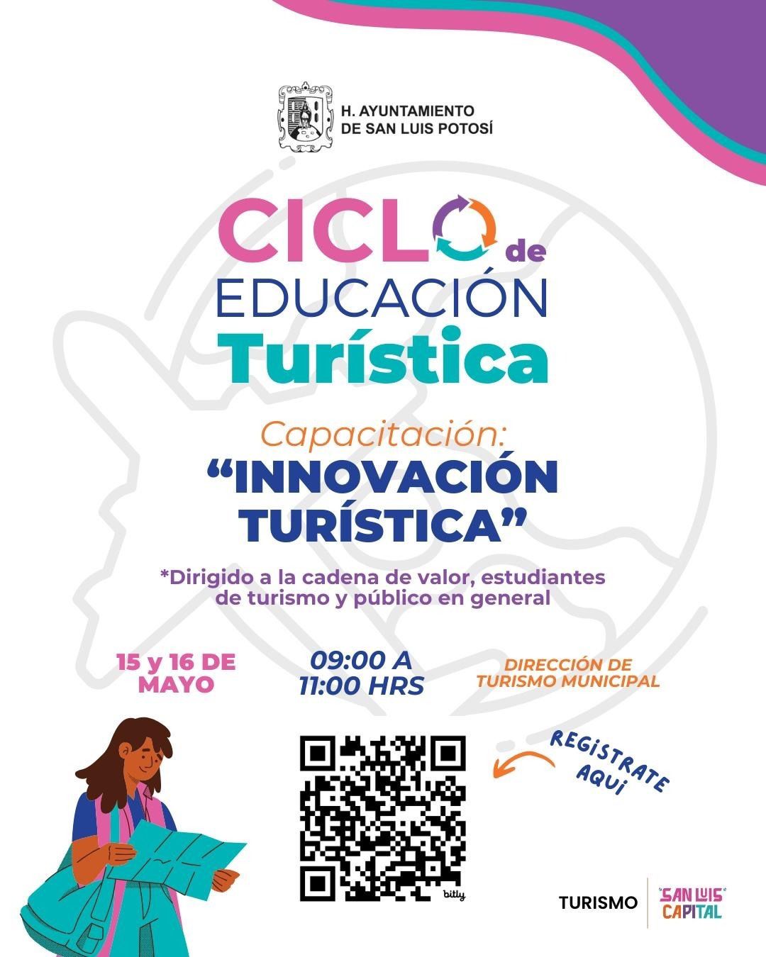 IMPARTIRÁ TURISMO DE LA CAPITAL CAPACITACIÓN “INNOVACIÓN TURÍSTICA”