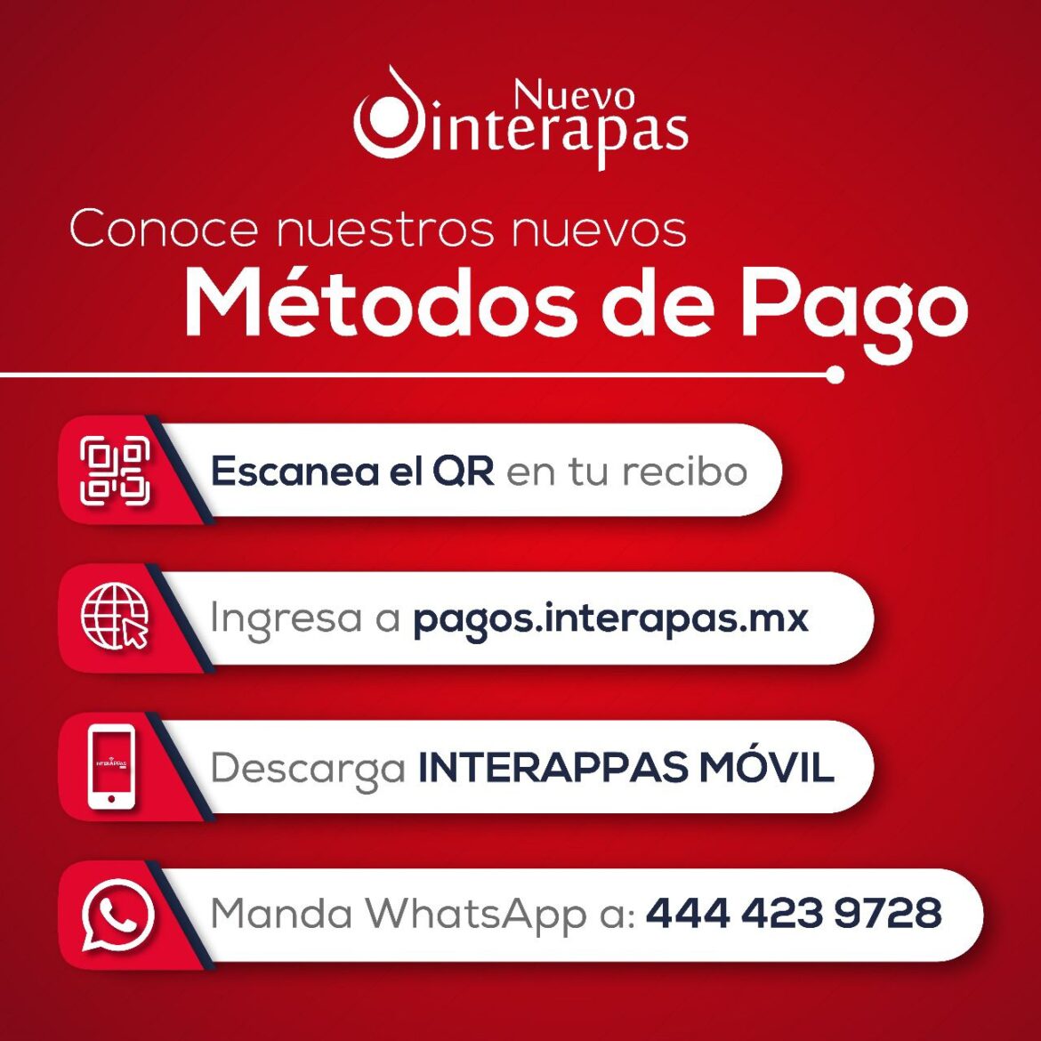 Aplicación de Interapas para el pago de agua, supera ya las 28 mil descargas.