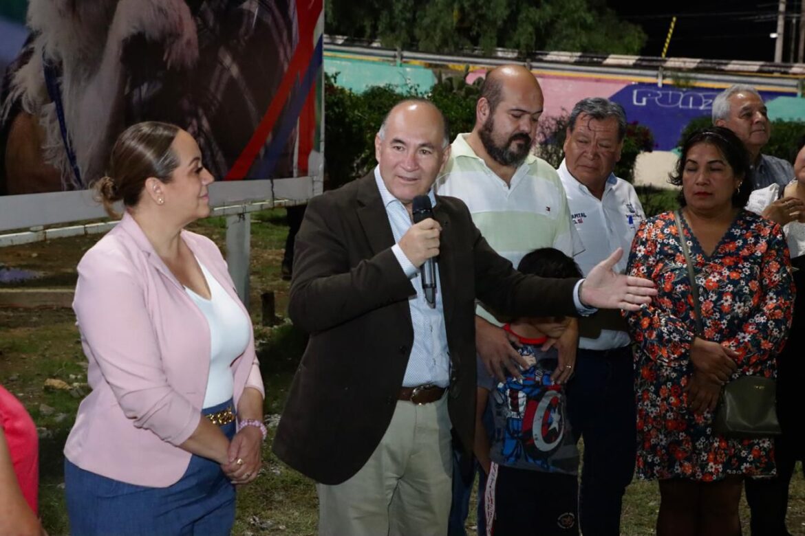 Alcalde Galindo enciende Alumbrado Táctico en Salvador Nava y avenida Juárez