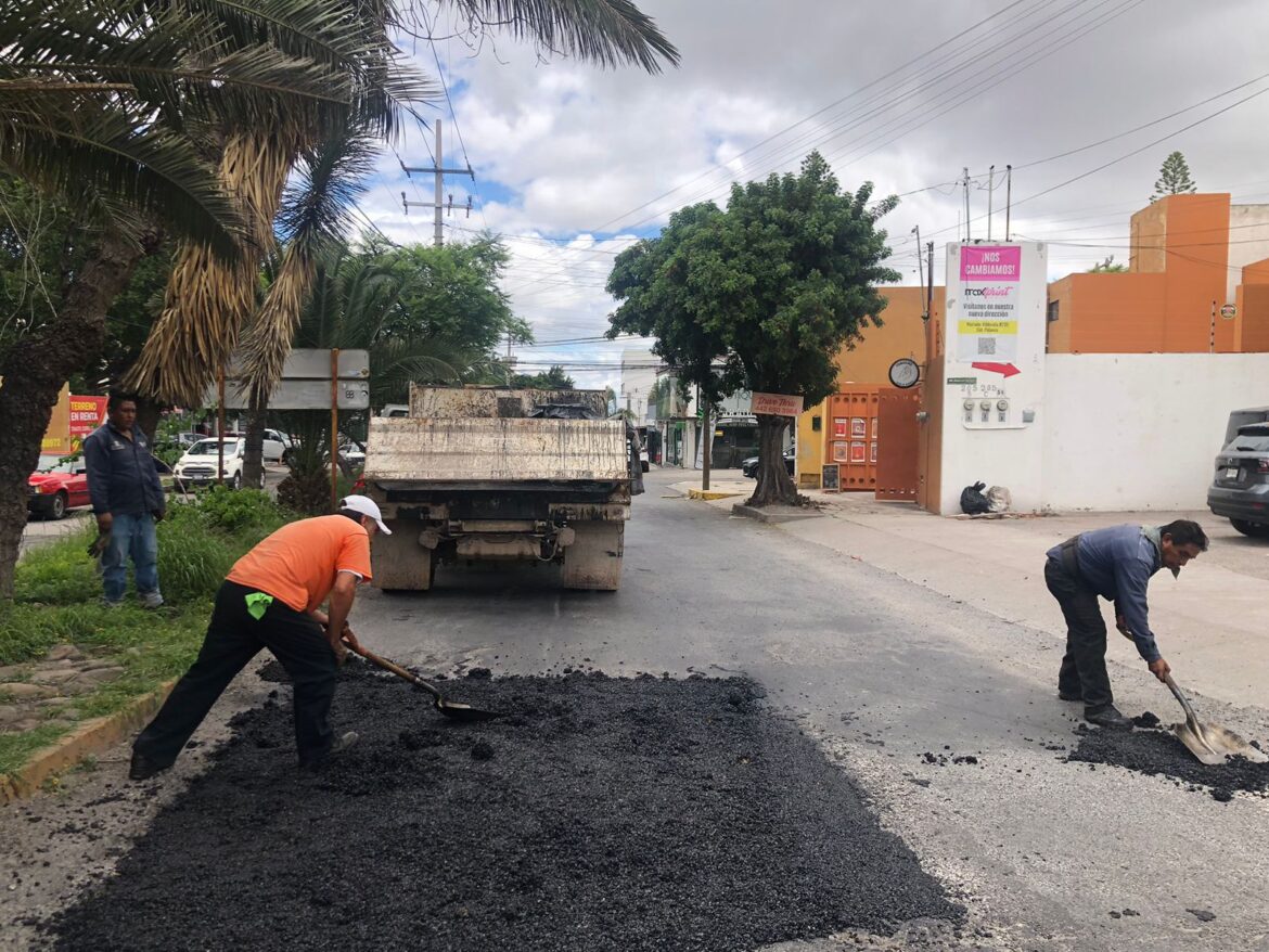Gobierno de la Capital atiende y programa reportes para rehabilitar las vialidades