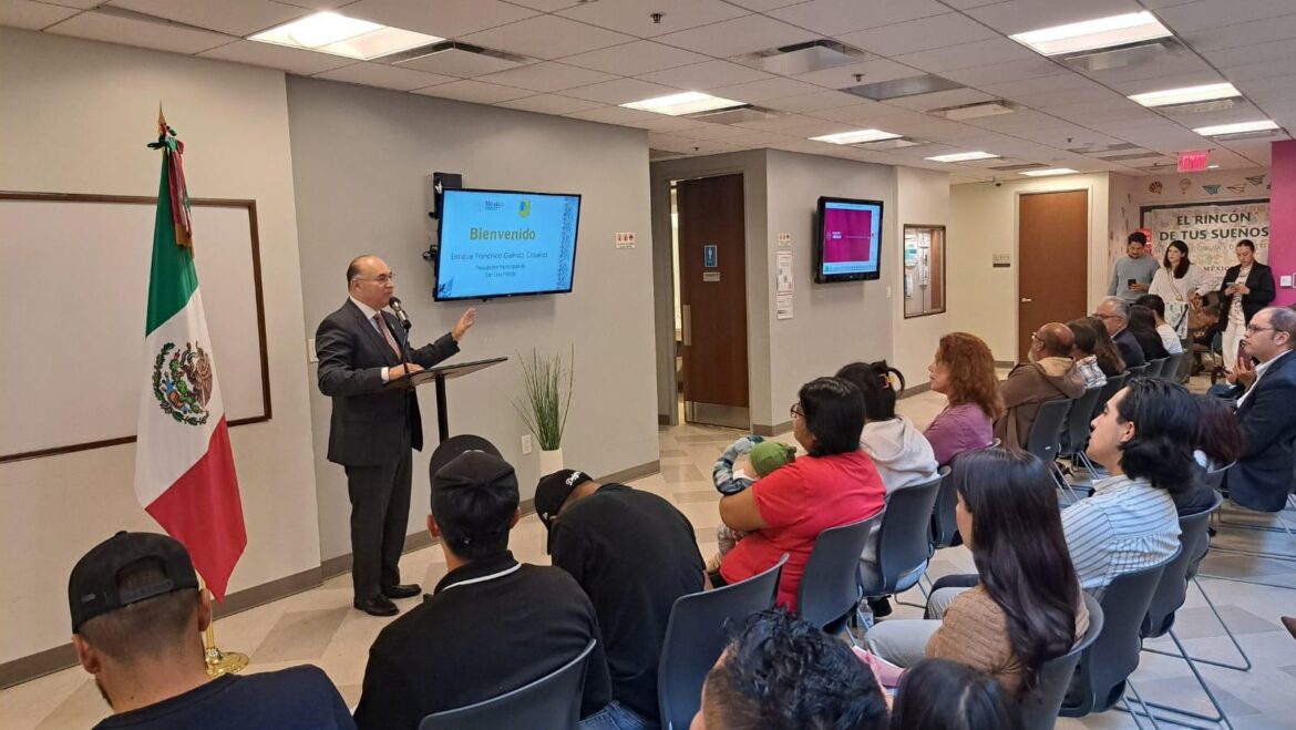 Alcalde Enrique Galindo fortalece vínculos con comunidad mexicana en EU; se reúne con cónsul de México en Washington, DC