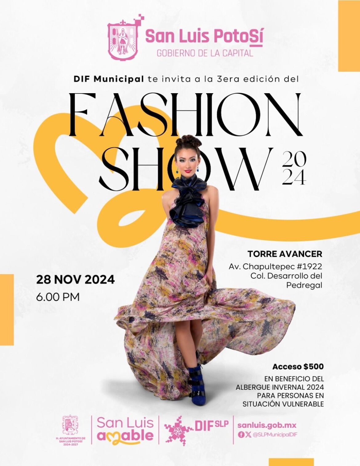 ¡Se acerca la fecha!, ¿ya tienes tu boleto? 3er. edición del Fashion Show 