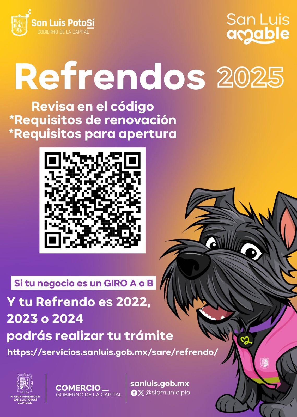 Ayuntamiento de San Luis Potosí facilita trámites de refrendo y apertura de negocios