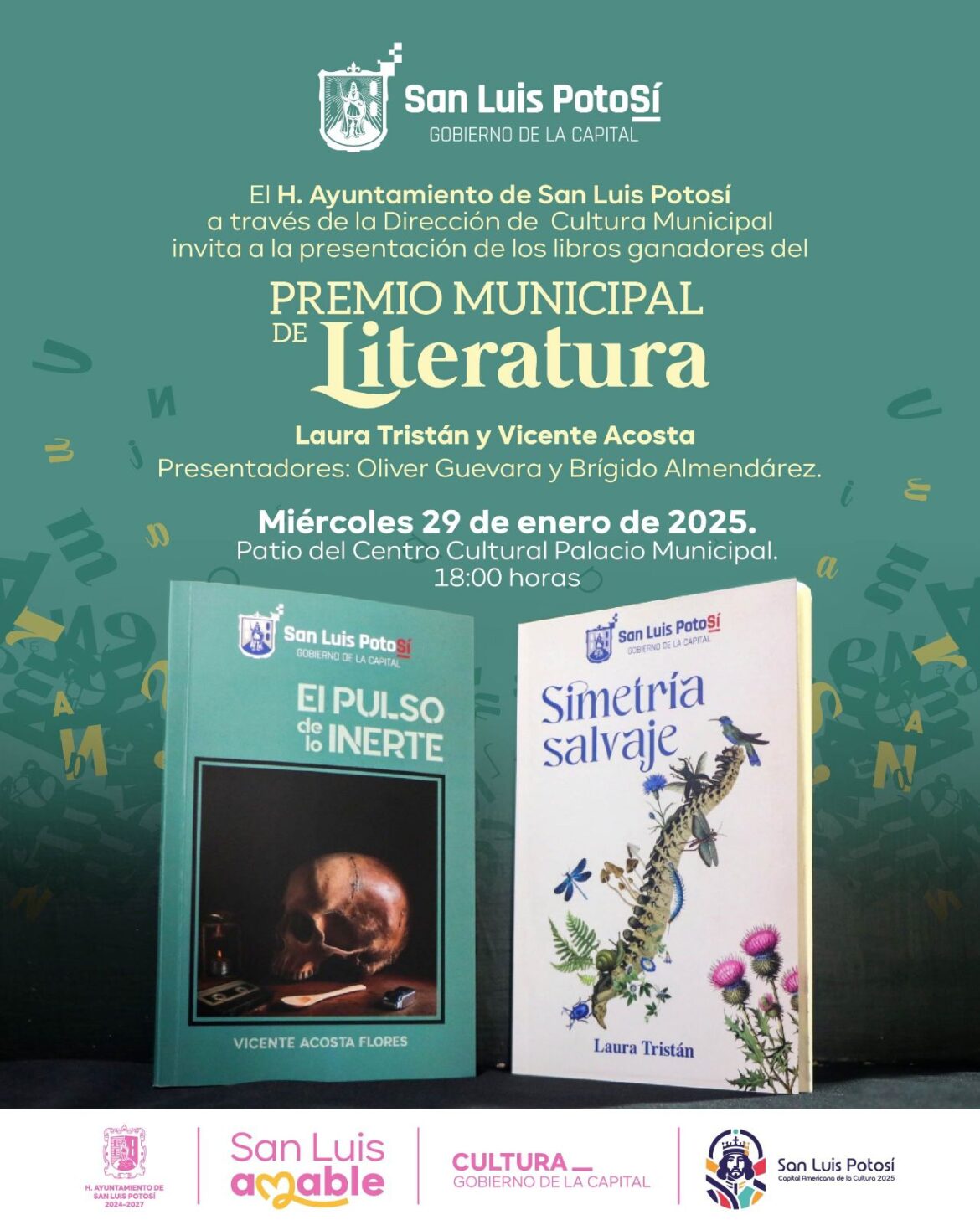 Laura Tristán y Vicente Acosta, escritores ganadores del premio Municipal de Literatura presentan sus libros