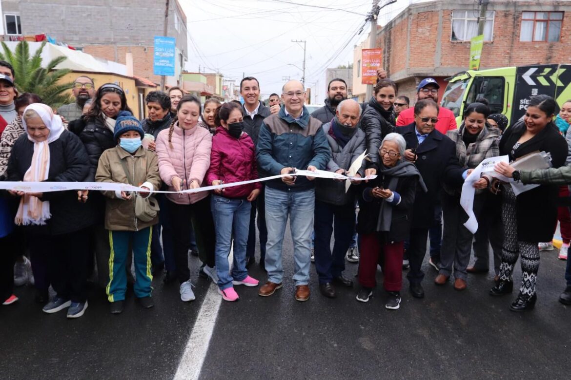 Avanzamos con firmeza: Alcalde Galindo entrega nueva vialidad en la General I. Martínez
