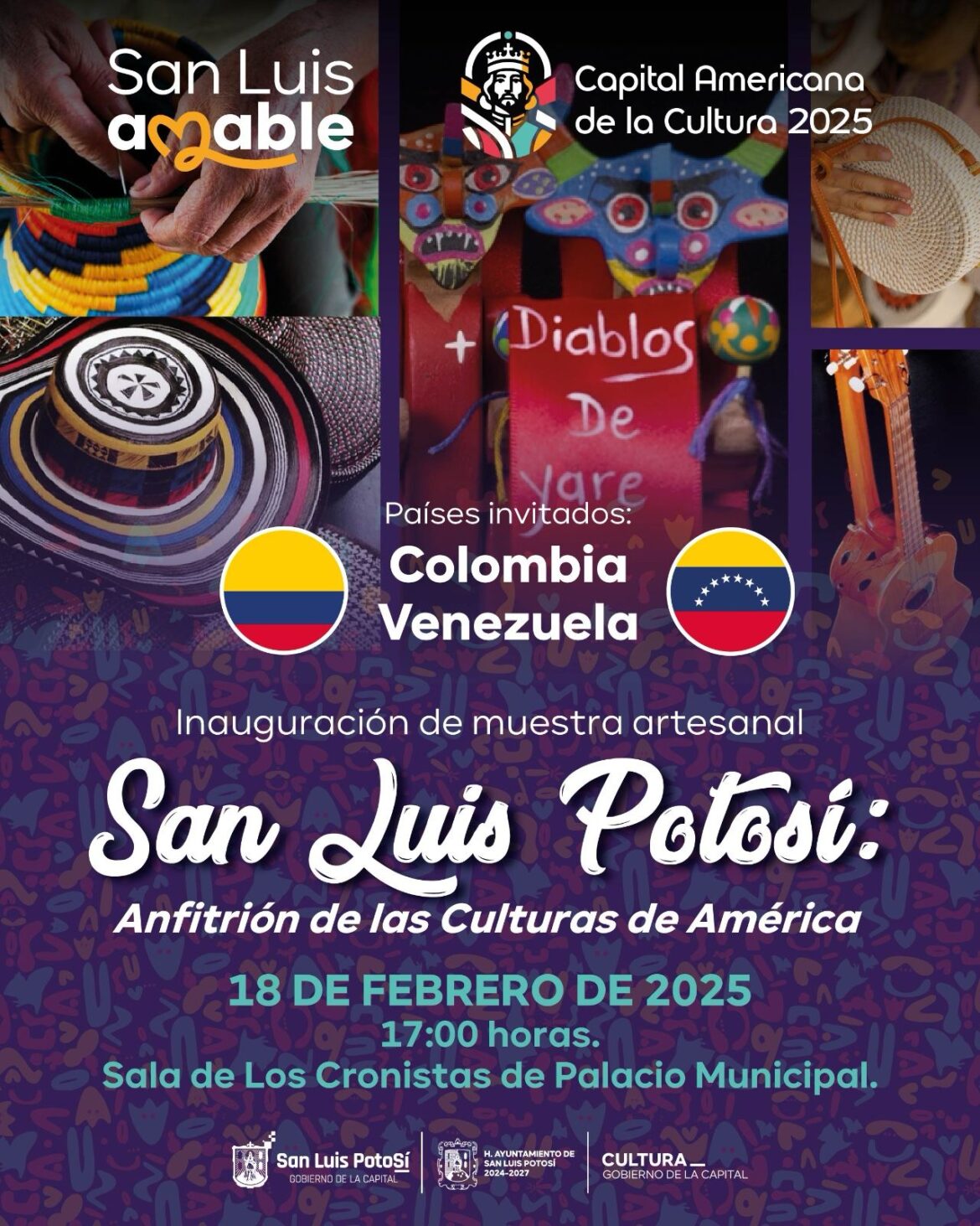Próxima semana arranca exposición artesanal de Venezuela y Colombia en Palacio Municipal