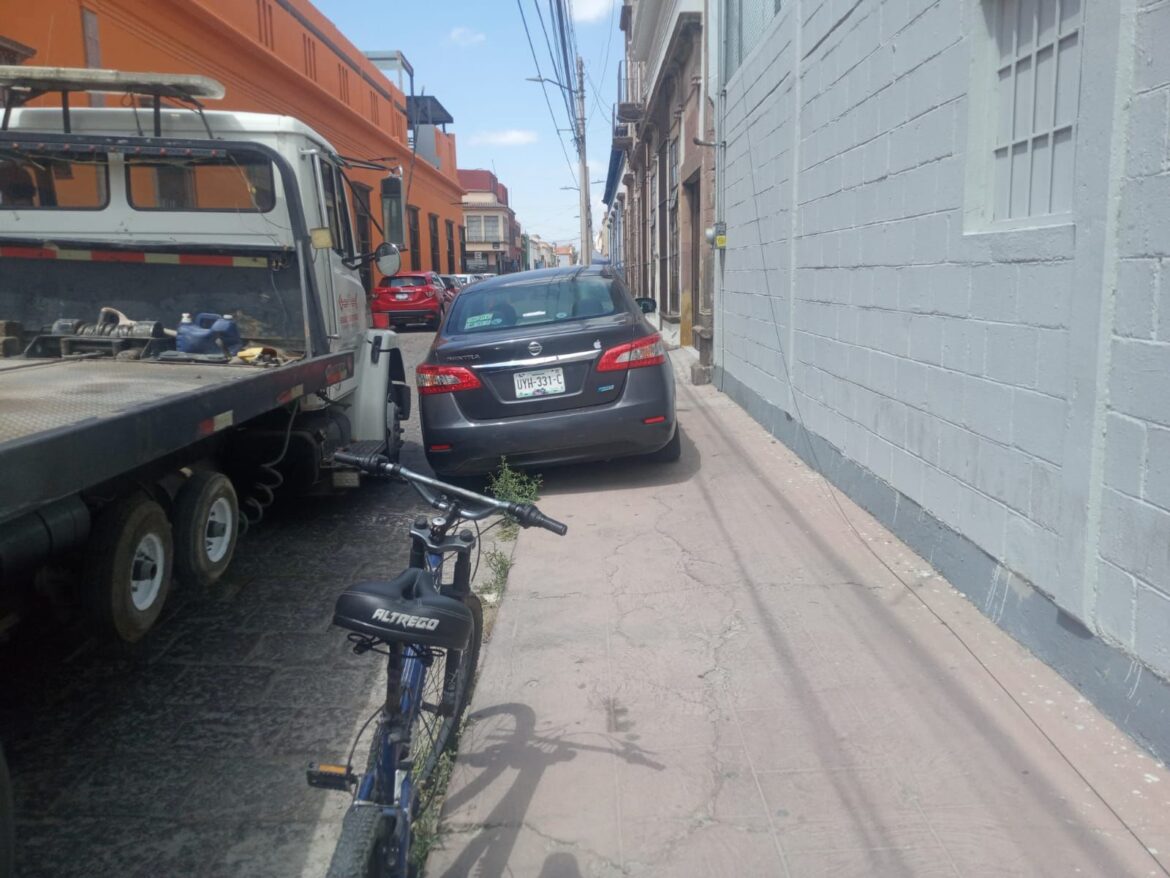 Dirección de Policía Vial inicia operativo para recuperar espacios peatonales