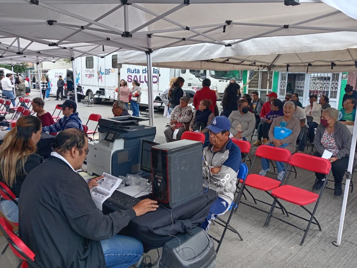 Más de 840 servicios otorgó en tan solo una semana la Ruta de la Salud 2.0 del DIF Capitalino