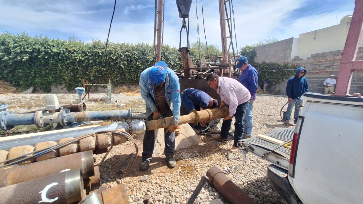 Con la reparación de pozo “Puerta Real” se regulariza abasto de agua para 3 mil viviendas.