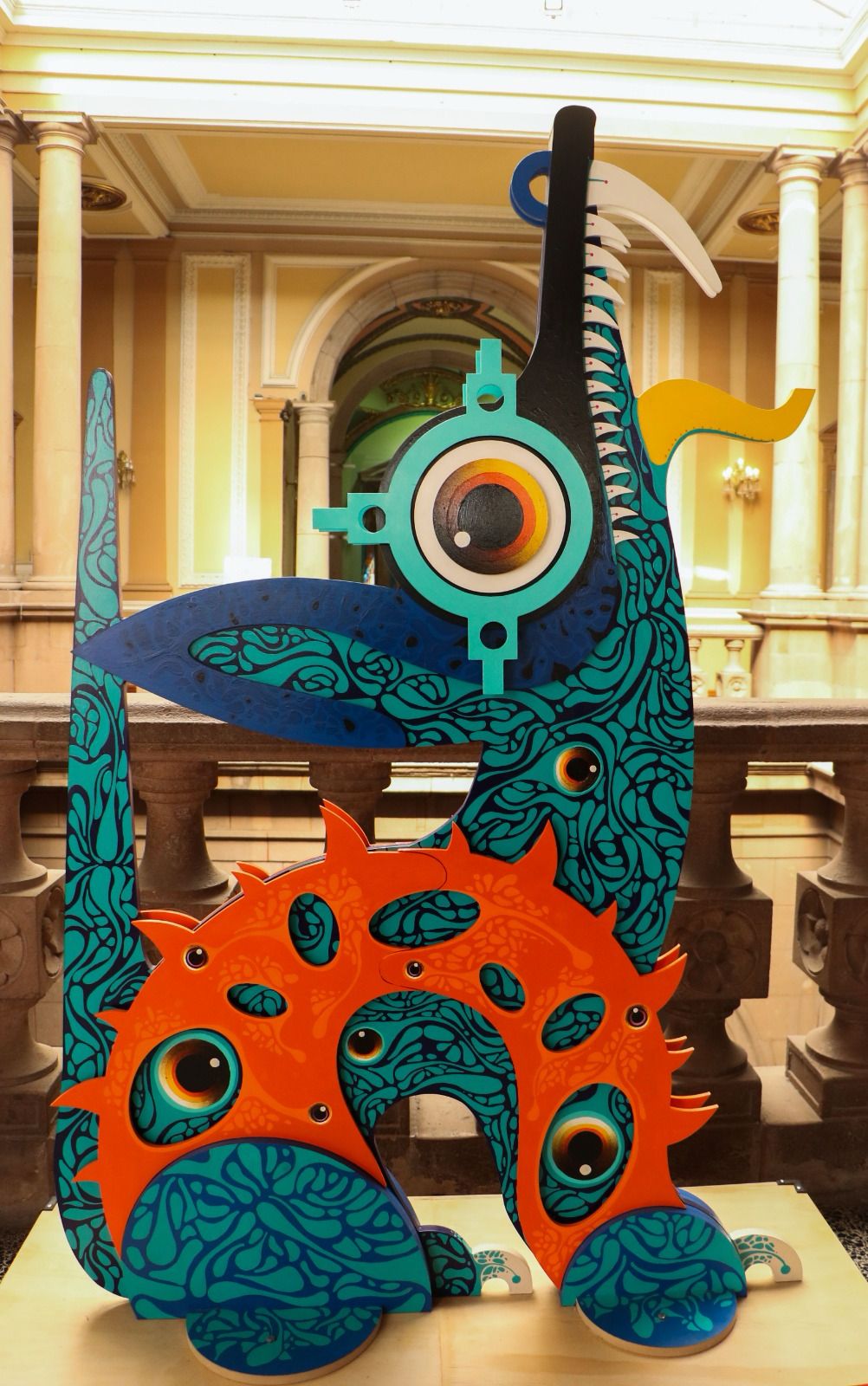 Cultura Municipal te invita a conocer la escultura: “Perro hormiguero” del artista potosino Humberto Roque