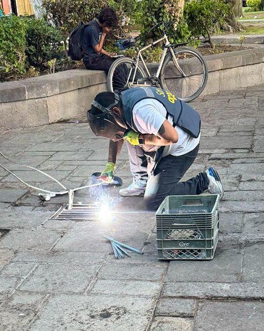 Gobierno de la Capital refuerza seguridad peatonal en el Centro Histórico