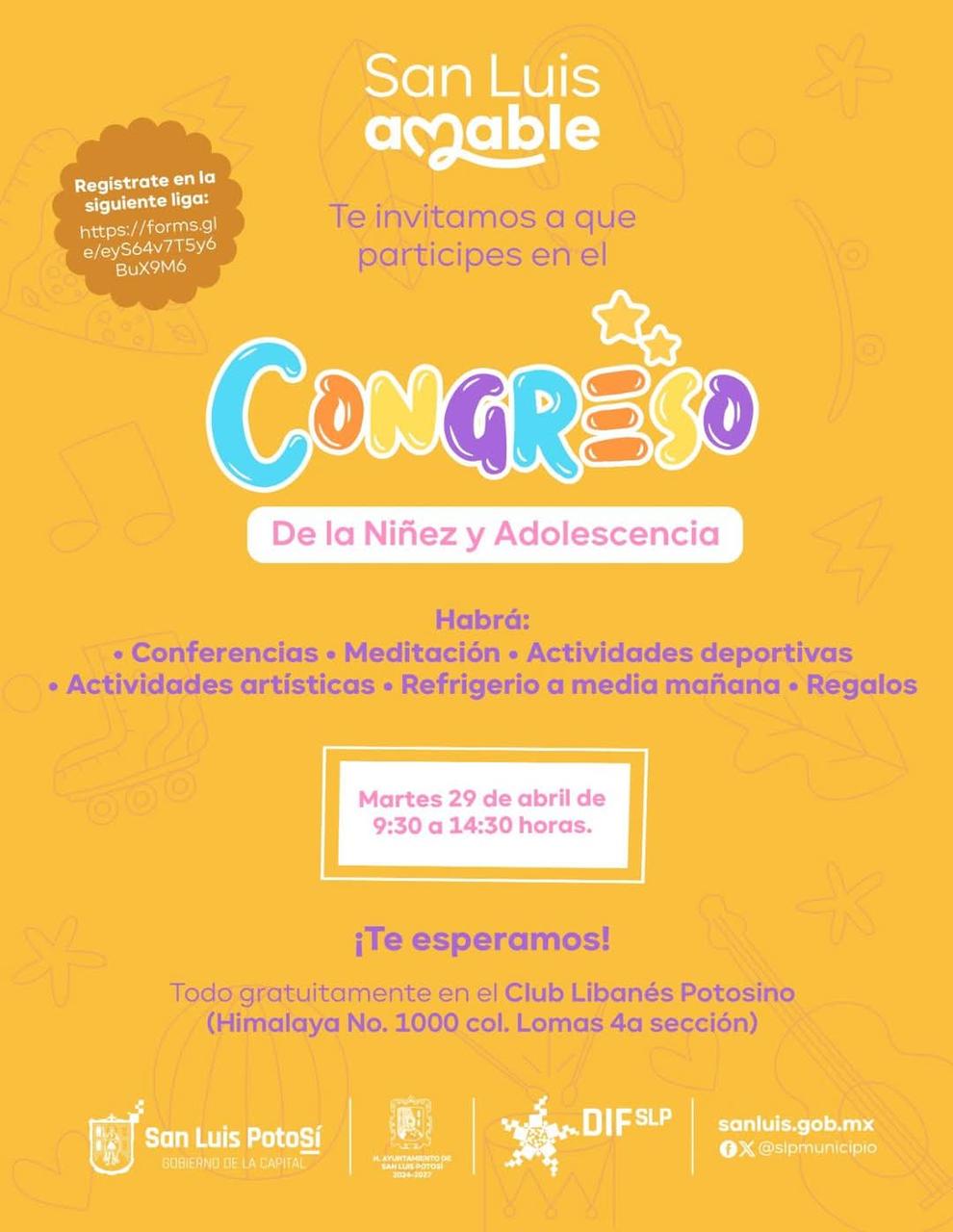 Acude al Congreso de la Niñez y Adolescencia del DIF Municipal