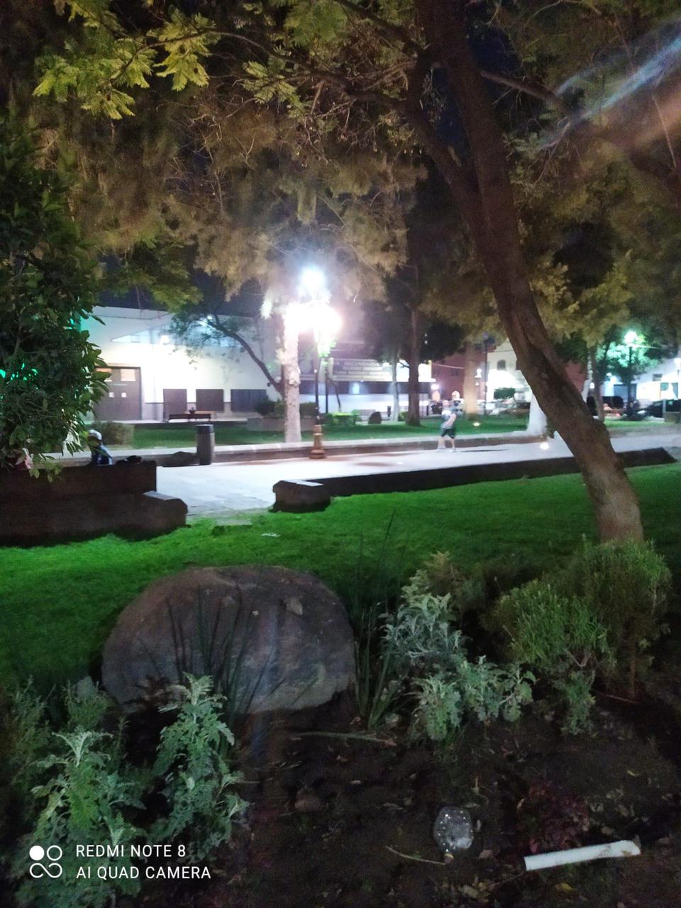 Gobierno de la Capital restablece alumbrado público en el Jardín Colón de Calzada de Guadalupe