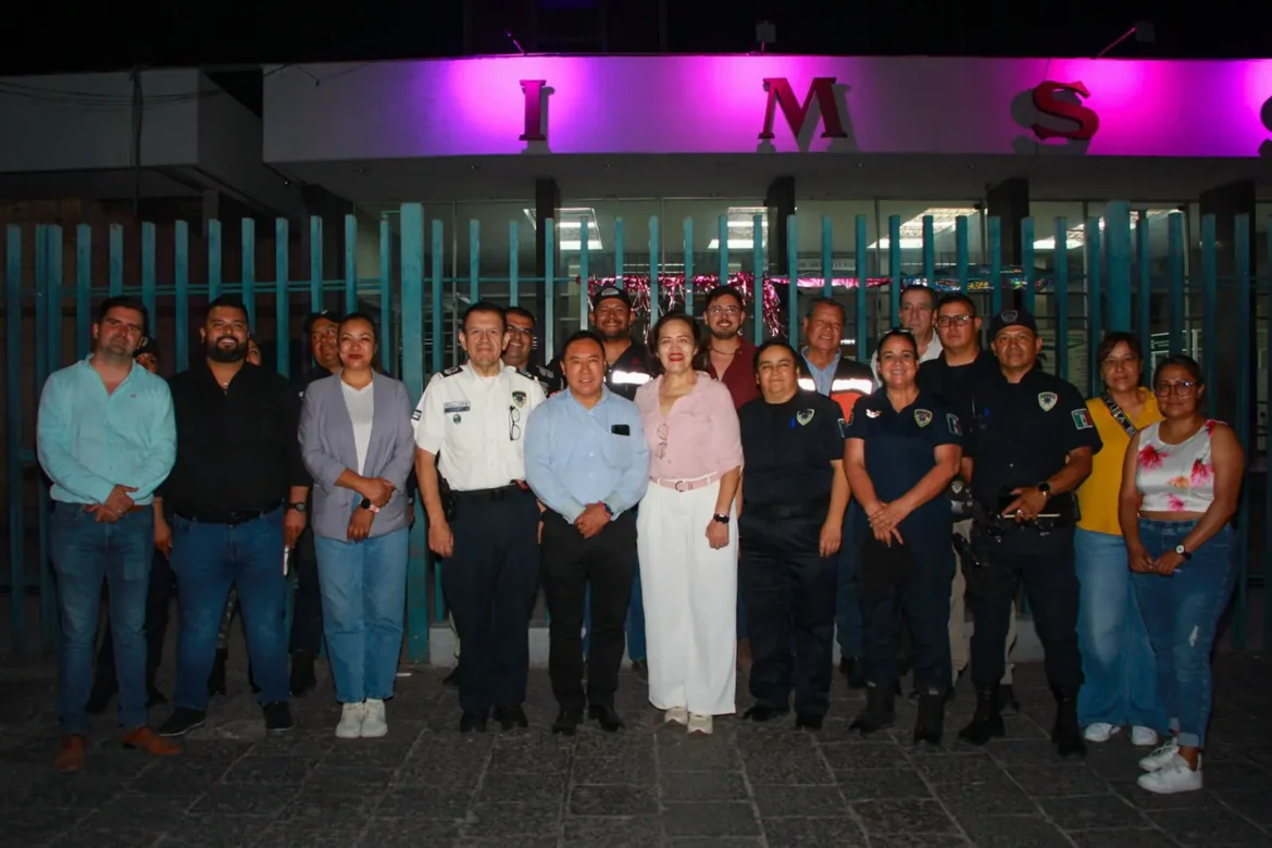 SSPC de la Capital da continuidad a estrategia de seguridad integral en clínicas del IMSS