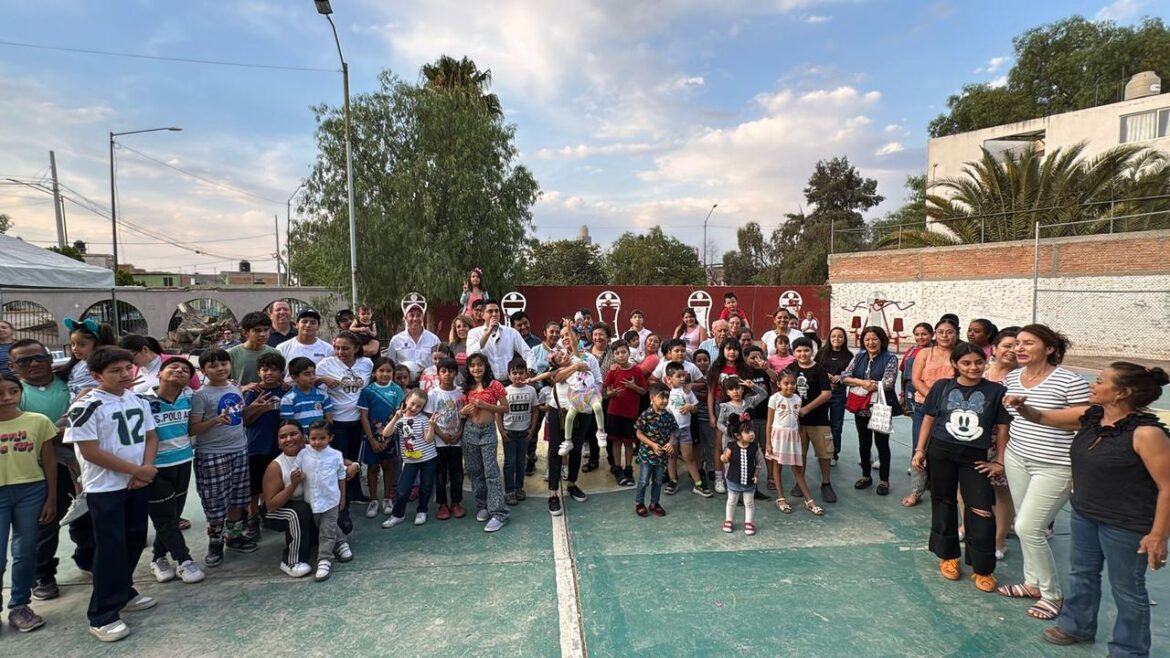 El Gobierno de la Capital celebra a la niñez en colonias, barrios y comunidades de San Luis Potosí