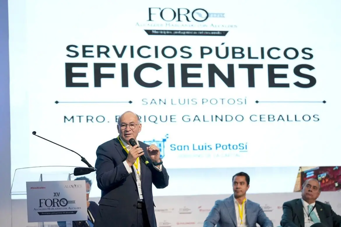 Enrique Galindo destaca resultados de alto impacto en Foro Nacional de Alcaldes