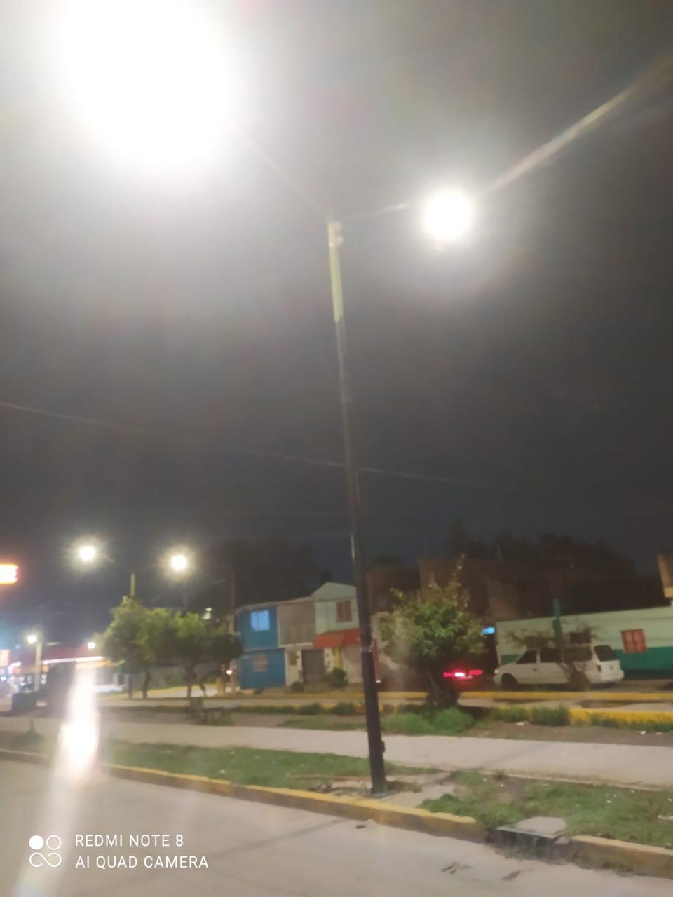 Gobierno de la Capital garantiza alumbrado público eficiente en General I. Martínez