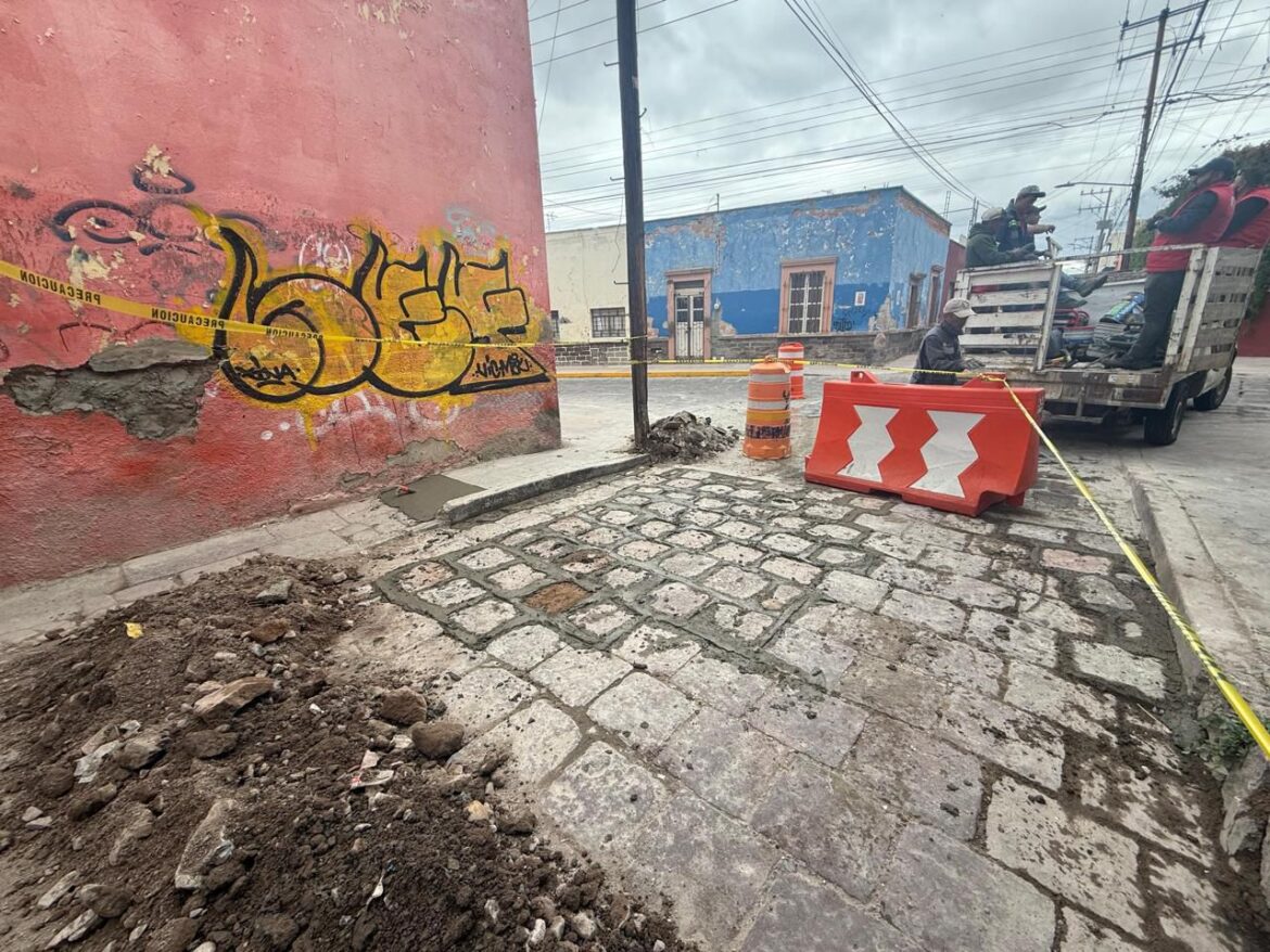Gobierno de la Capital avanza en la mejora de infraestructura vial en el Centro Histórico