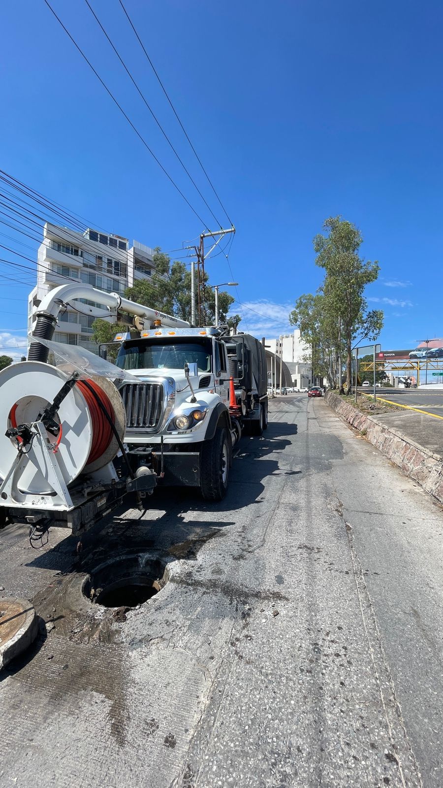 Interapas refuerza acciones de desazolve tras lluvias de este domingo
