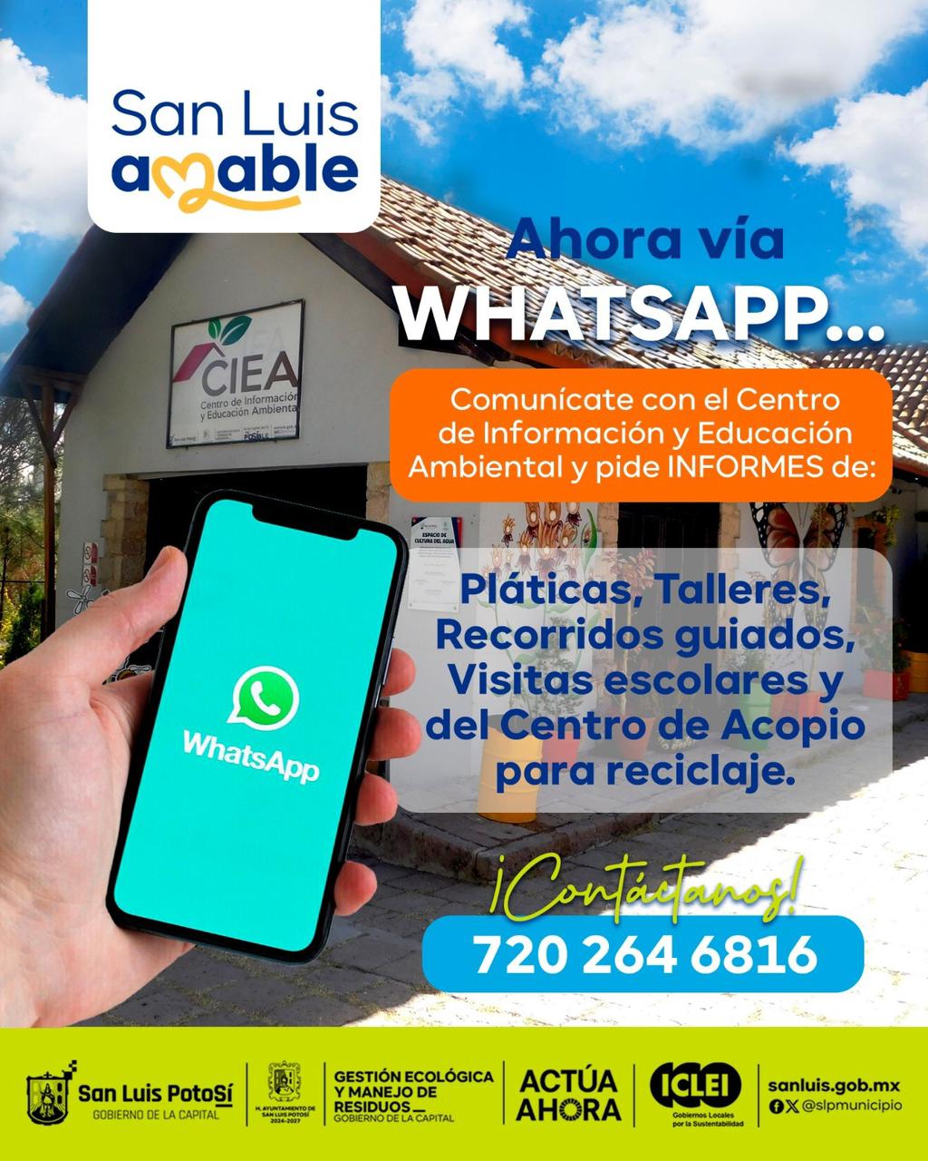 Centro de información y Educación Ambiental “Casa Colorada” estrena teléfono para sumarse a acciones municipales ecológicas