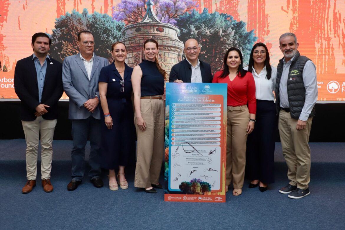 Decálogo por el Cuidado de los Árboles, legado del Foro Ciudad Árbol en San Luis Capital