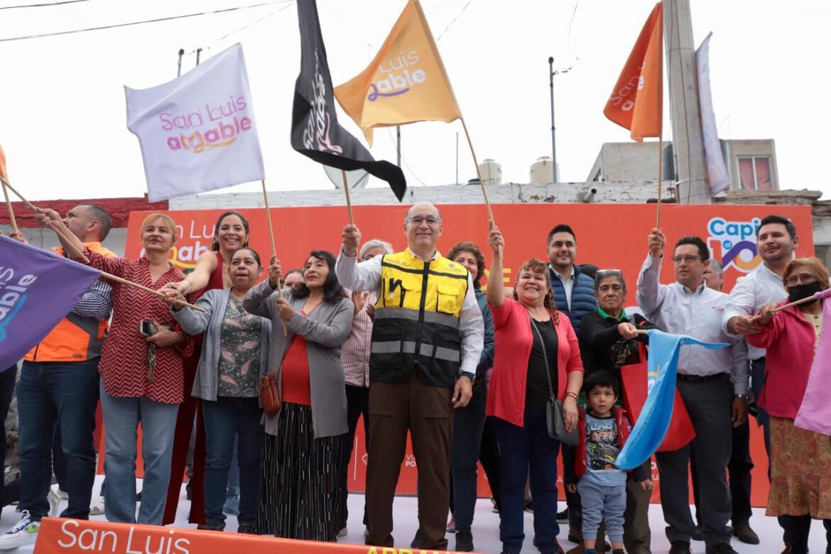 Más de un millón y medio de metros cuadrados de vialidades rehabilitadas en San Luis Capital