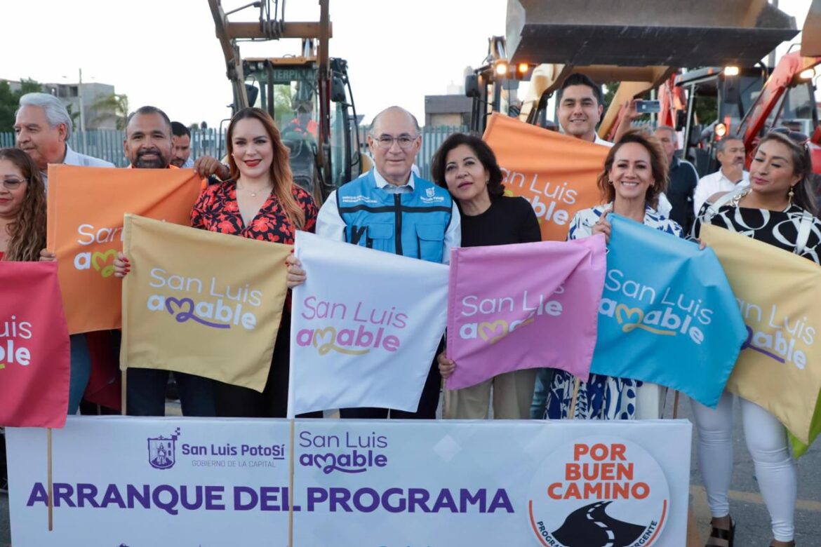 Alcalde Galindo lanza “Por Buen Camino”, la ofensiva más grande contra los baches en San Luis Capital