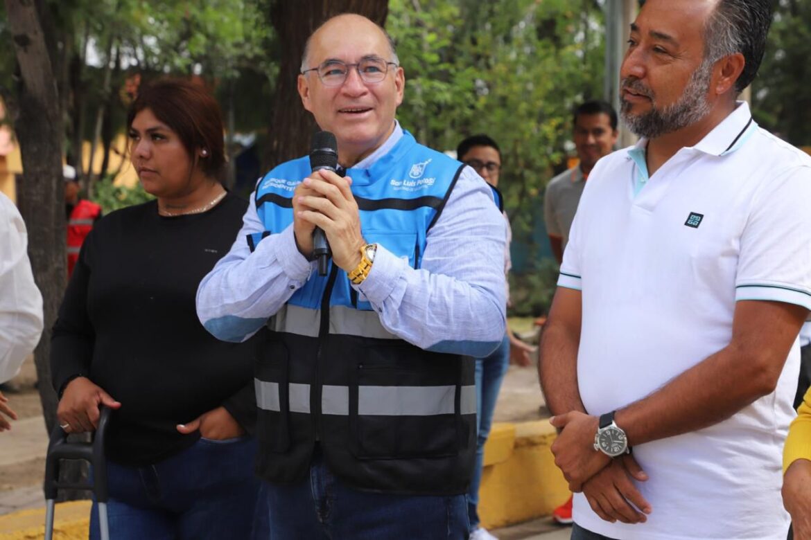 Con Capital al 100, Alcalde Galindo devuelve vitalidad,  al jardín San Luis Rey