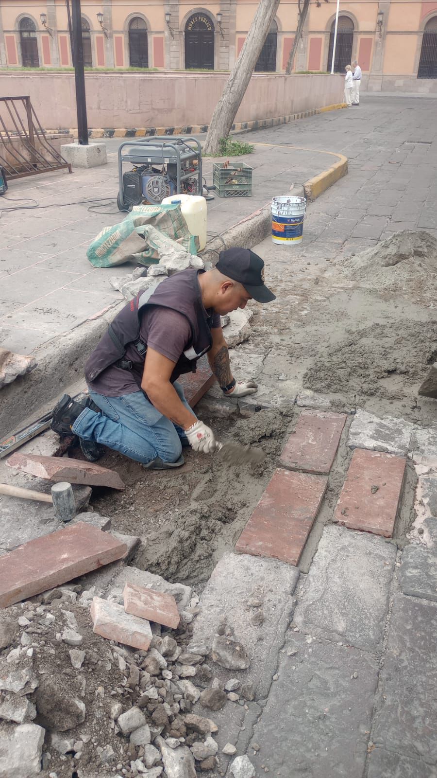 Gobierno de la Capital mejora vialidades en el Centro Histórico con programa “Por Buen Camino”