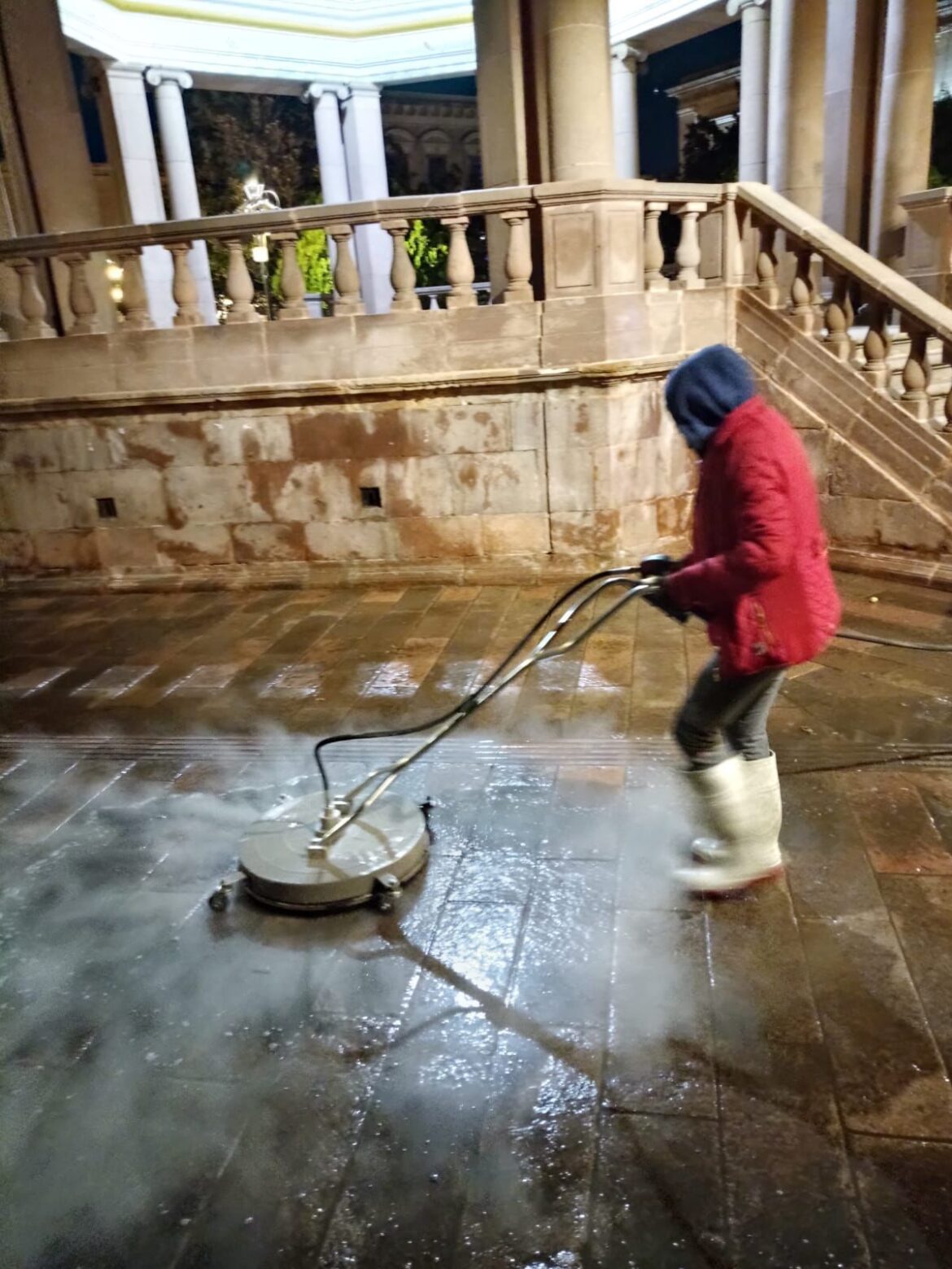 Gobierno de la Capital da mantenimiento permanente a sitios emblemáticos del Centro Histórico