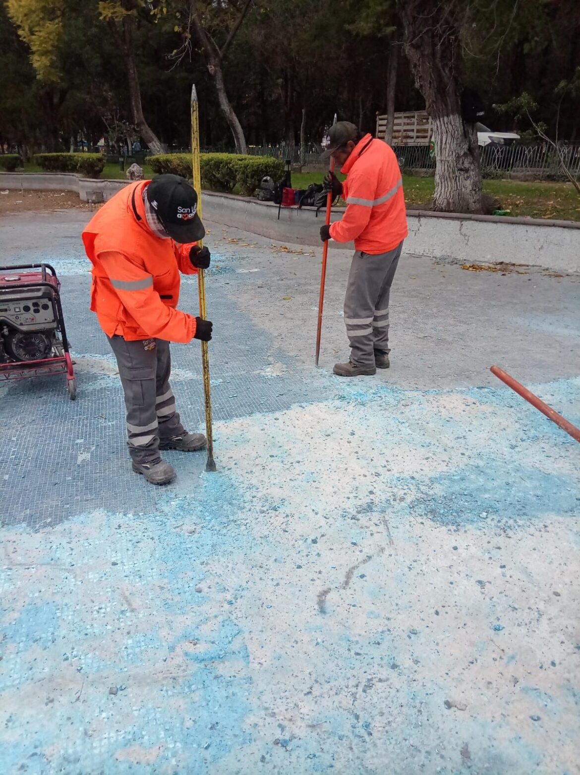 Gobierno de la Capital realiza mejoras a la Alameda Juan Sarabia