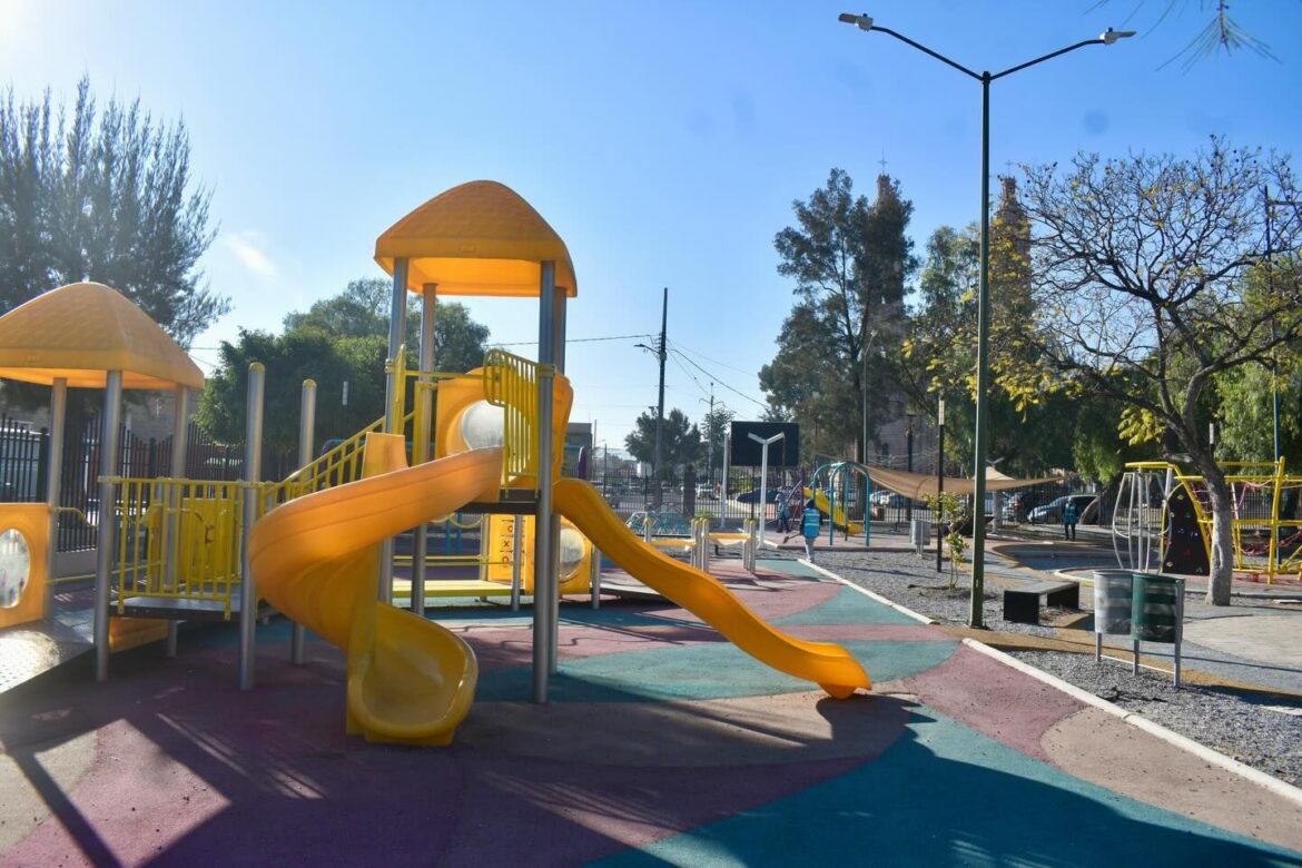 Refuerza Gobierno de la Capital mantenimiento del Parque Inclusivo Fantasía para garantizar espacios seguros