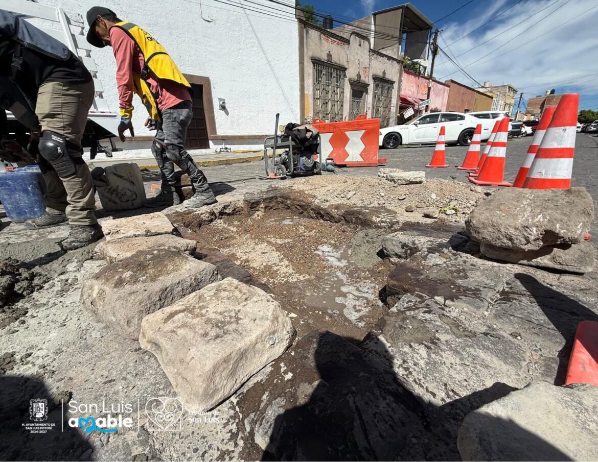 Gobierno Municipal mejora las vialidades del primer cuadro de la Capital